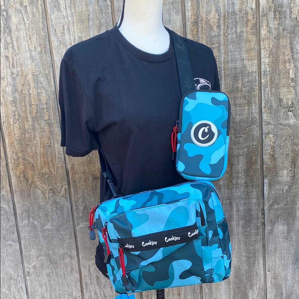 New Cookies Charter Shoulder Bag with Removable Phone Case 3 Pockets Smell Proof - Picture 13 of 13